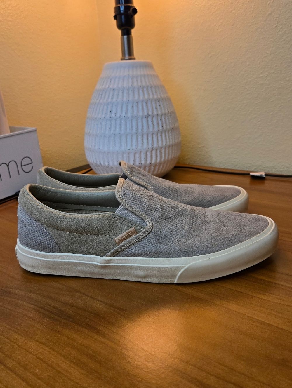 Vans for J. Crew for Women size 9 or Men's 7.5 Slip-On Canvas Sneakers - Gray - Picture 11 of 12